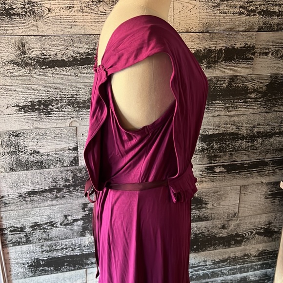 MARC By Marc Jacobs Plum Ruffle Button Dress NWOT - Picture 15 of 16